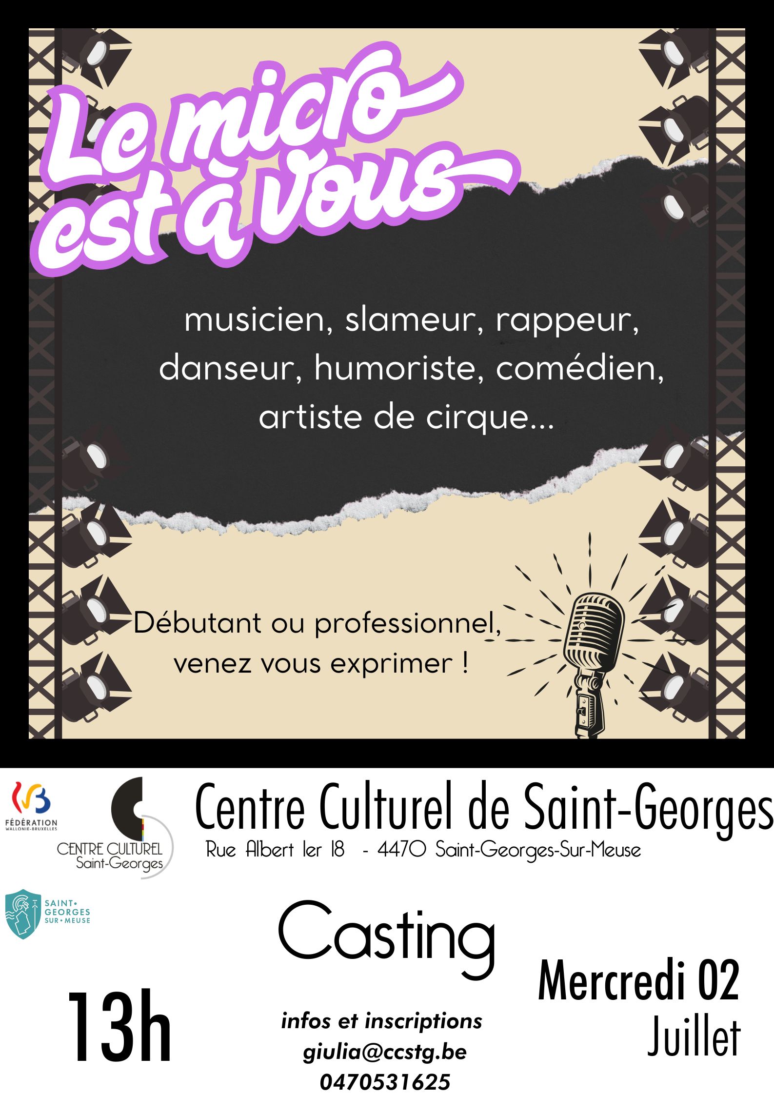 Scène ouverte - Le micro est à vous